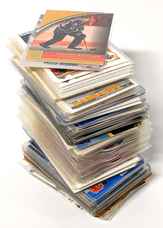 Large Stack of NHL Hockey Cards including Many Rookie Cards