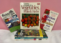 Gardening and chicken soup book lot