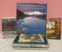 Big lot of books Canadian landscapes and lakes