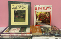 Big lot of gardening and house plant books