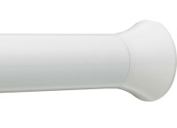 Amazon Basics Tension Curtain Rod, Adjustable 54-90" Width - White