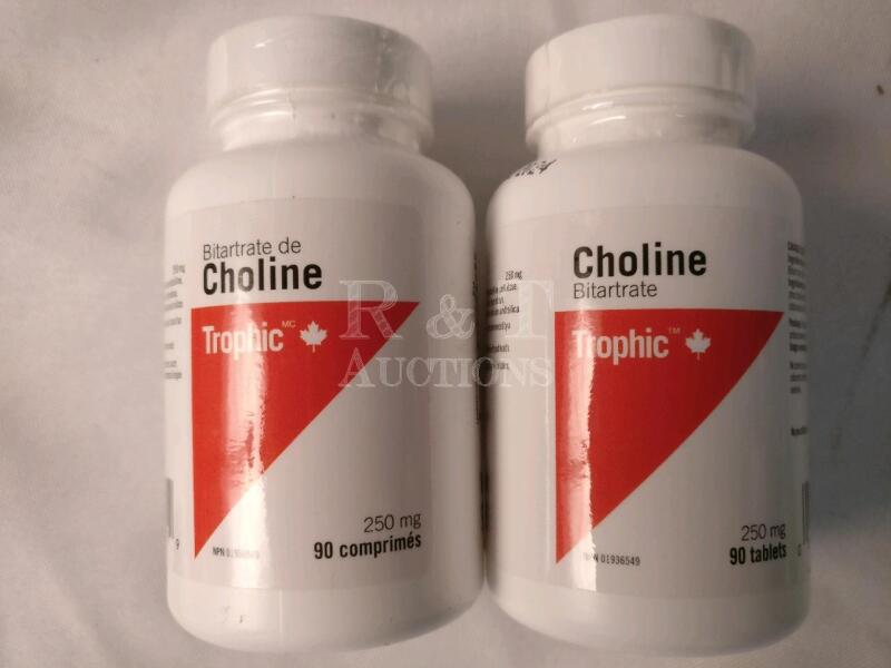 2 New Trophic Chlorine Bitartrate Tabs - 90 Each