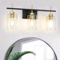 New DSMJFU 3-Light Bathroom Light Fixture