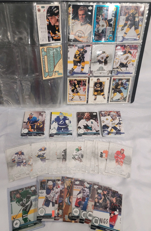2017 Upper Deck Hockey Trading Card Singles & 79 - 20 Bruins Hockey Cards