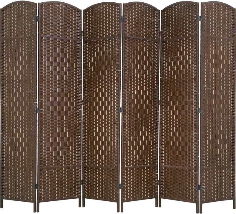 New Salfarne 6' Rattan Room Divider - CY-0020-6