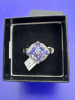 925 Sterling Tanzanite Crystal Ring