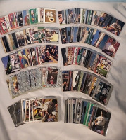 200+ NFL Football Trading Cards in Protective Sleeves