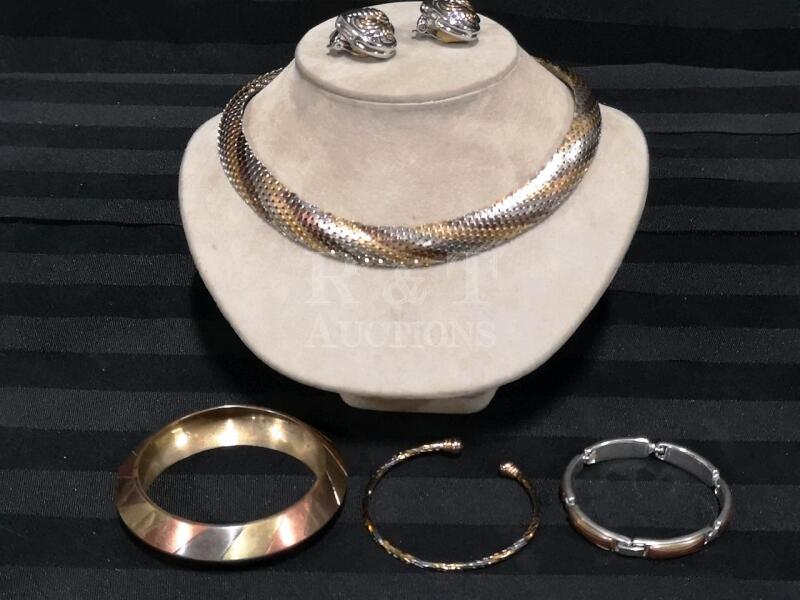 MCM Aztec Statement Choker Necklace ++