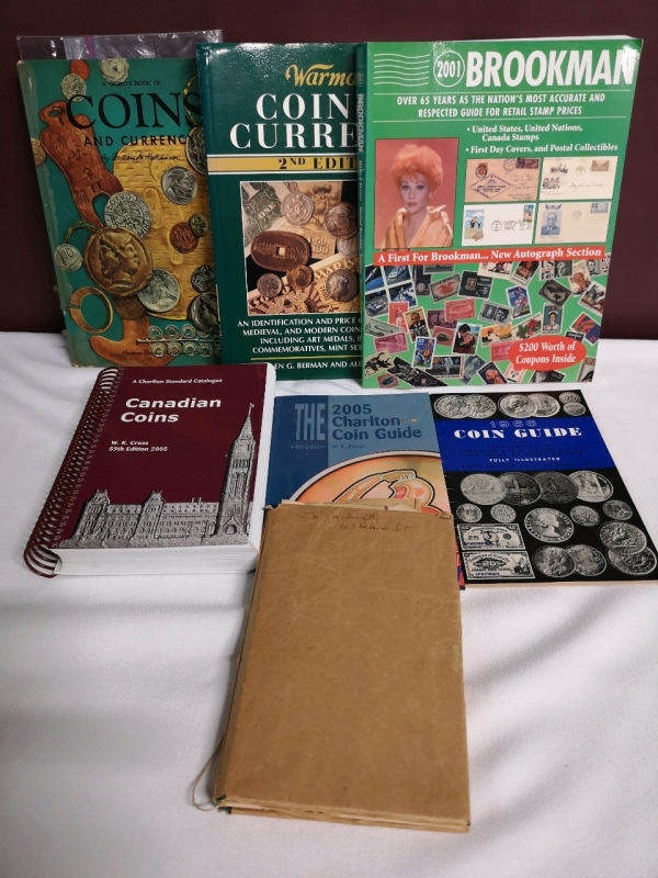 7 Coin & Currency & Stamp Reference Books