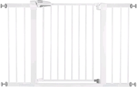 New - BABELIO Metal Baby Gate Dog Gate 29" - 48" Extra Wide for Stairs & Doorways