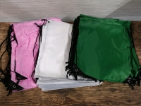 48 New Kacctyen Drawstring Backpacks - 3 different colours