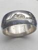 Two Estate Iraq Rings one Band one Stone - 4
