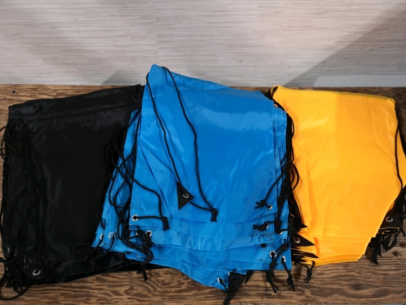 60 New Kacctyen Drawstring Backpacks - 3 different colours