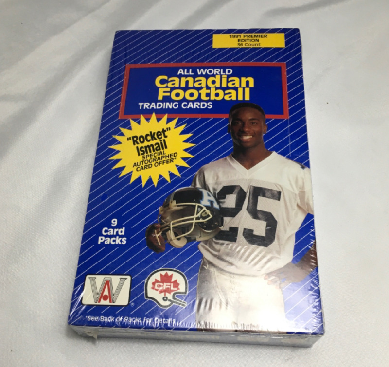 1991 Sealed CFL 36 Count Cards