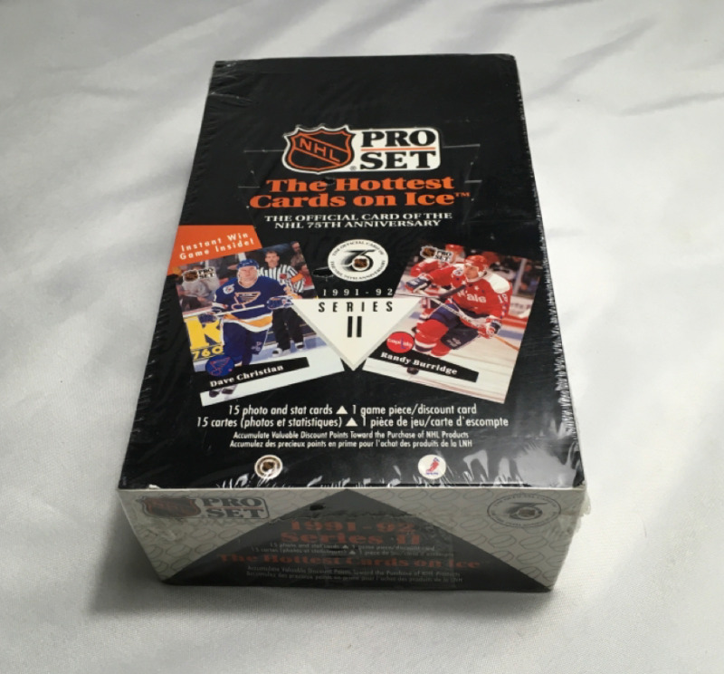 1991-92 NHL Pro Set Series II Sealed Box