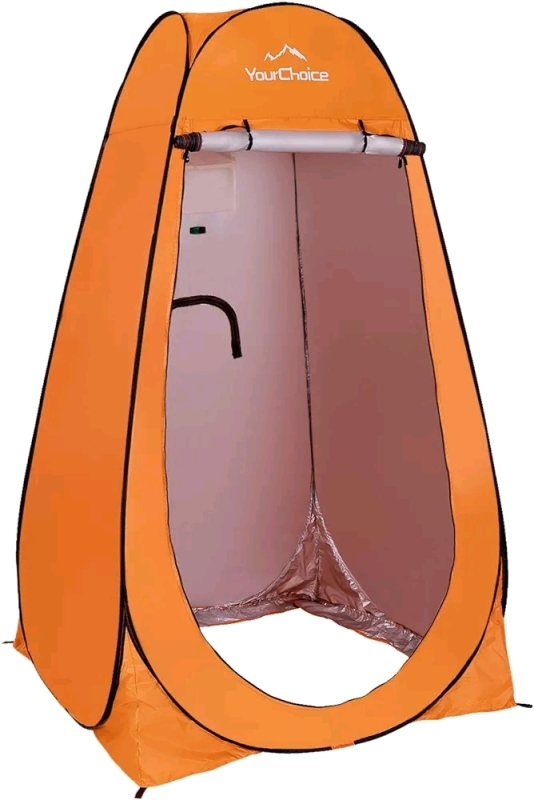 New Your Choice Portable Privacy Tent or Pop Up Shower Changing Toilet Tent 6.2 FT Tall with Carrying Bag