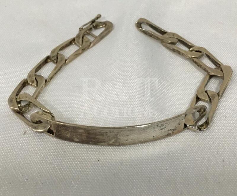 Blank Sterling ID Bracelet