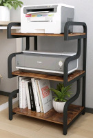 New - Natwind 3-Tier Printer Stand w/Wheels , Multi-Purpose Movable Storage Cart