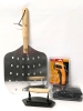 Bertello Outdoor Pizza Oven Bundle-Gas & Wood Simultaneously-Portable Brick Oven Portable Pizza Maker With Gas Burner, Peel, Wood Tray, Cover & Thermometer - 4