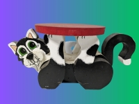 Vintage Handmade Cat Stand