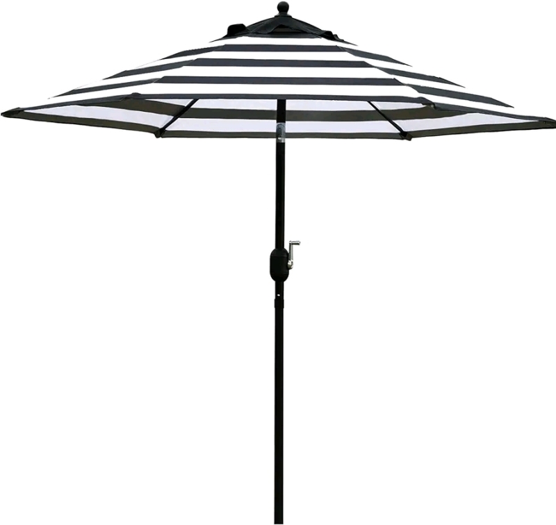 New - Sunnyglade 7.5' Outdoor Patio Umbrella w/Push Button Tilt / Crank