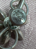 Amazing Blue Rhinestone Vintage Earrings - 3