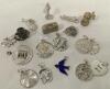 Sterling Charm Bracelet & 18 Charms - 4