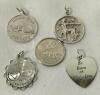 Sterling Charm Bracelet & 18 Charms - 9
