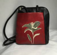 Espe Vegan Lily Red Back Pack Purse