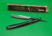 Vintage Radium Straight Razor in a Haddon Razor Box