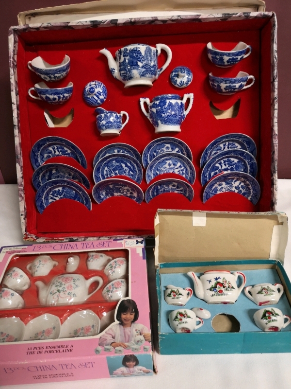 Vintage Kids Tea Sets - Made In Japan