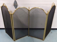 4 Panel Fireplace Screen