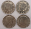 1972 USA Kennedy Half Dollar Coins , Four (4) Coins . High Grade to Uncirculated - 2