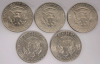 1974 USA Kennedy Half Dollar Coins , Five (5) Coins . High Grade to Uncirculated - 3