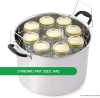 New - McSunley Water Bath Canner w/Glass Lid, Induction Capable, 21.5Qt, Stainless Steel - 3