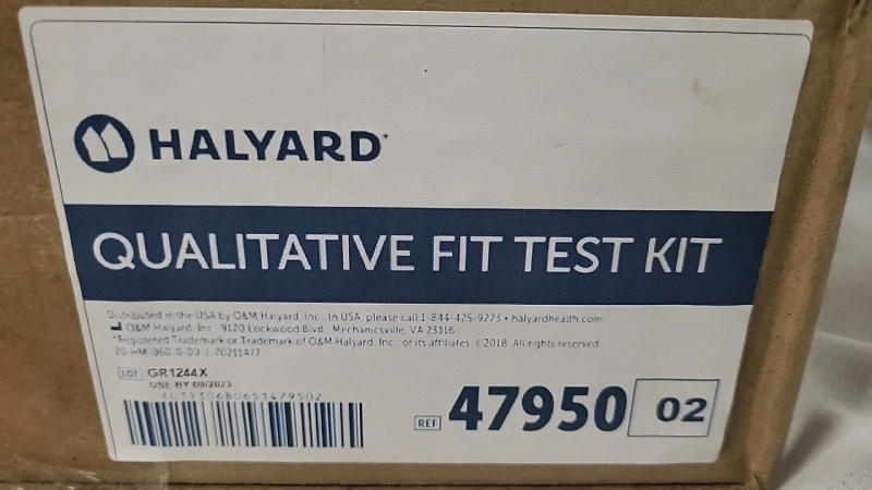 13 (thirteen) New Halyard Qualitative Fit Test - Past Date - 47950