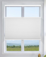 NEW Grandekor Top Down Bottom Up Cellular Shades, White, 29” x 72”.