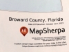 HUGE 48" x 36" Broward County, Florida Laminated Wall Map from Map Sherpa - 2