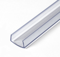 Outwater Plastics 341 - CI 0.75'' W x 36'' L T-Moulding in Clear pack of 4