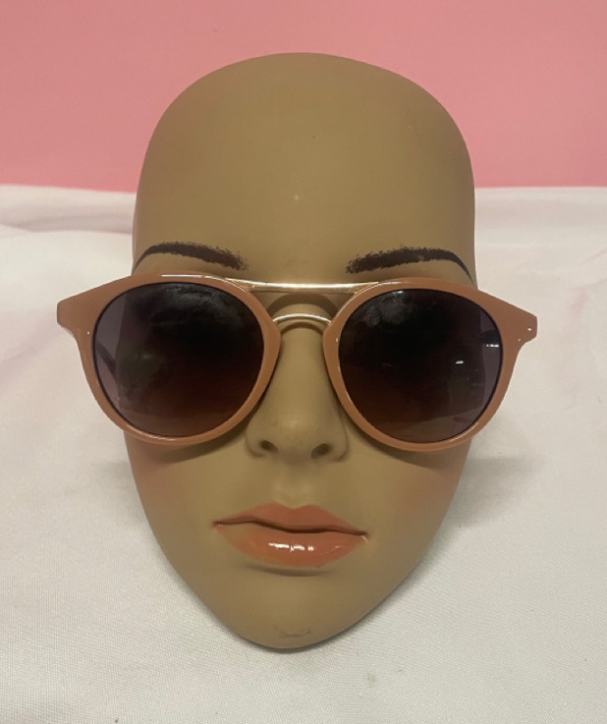 Laundry retro round sunglasses light pink