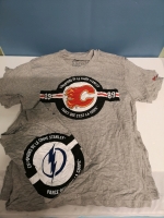 10 size Large Men's Hockey T-shirts - In French by Coors Light