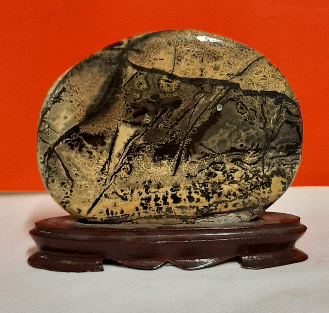 Asian Landscape on Stone