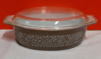 Vintage Pyrex Woodland Floral Casserole