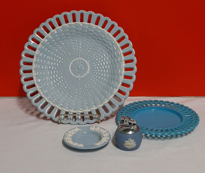 Vintage Wedgwood and Milk Glass