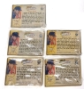 Set of Cooperstown Collection MLB Baseball NATHAN RYAN Classic Embossed Metal Collector Cards - 3