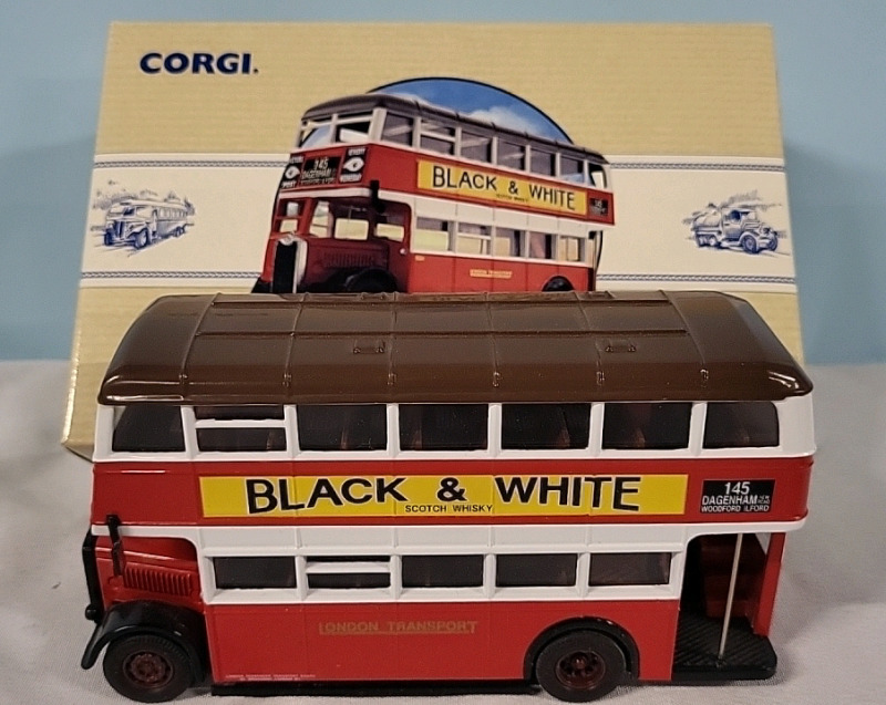 Vintage Corgi London Transport Double Decker Bus - Diecast