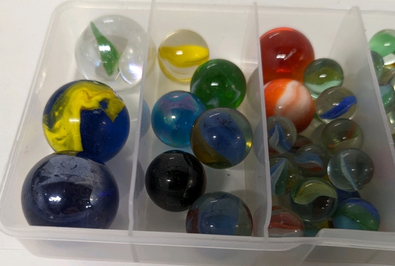 Assorted Vintage Marbles.