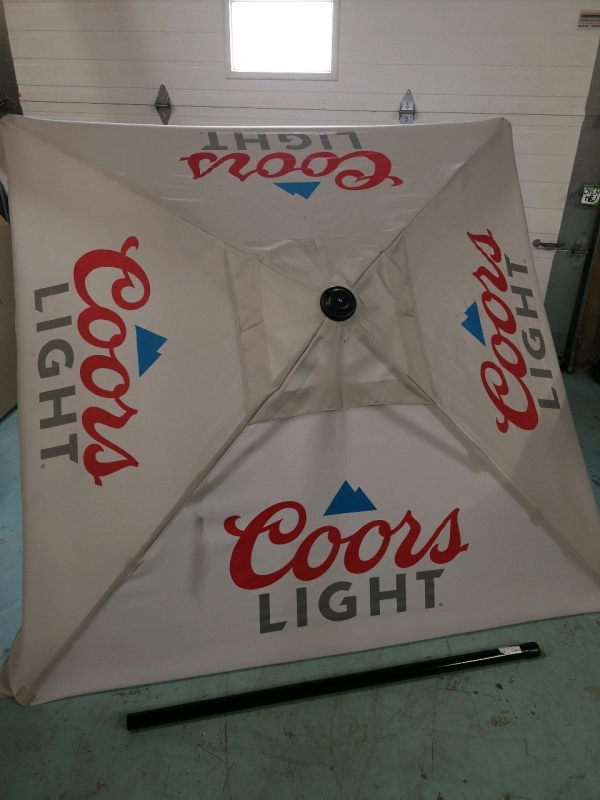 New Coors Light Beer Patio Umbrella