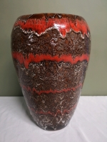 Vintage Beautiful Large Vase West Germany Style