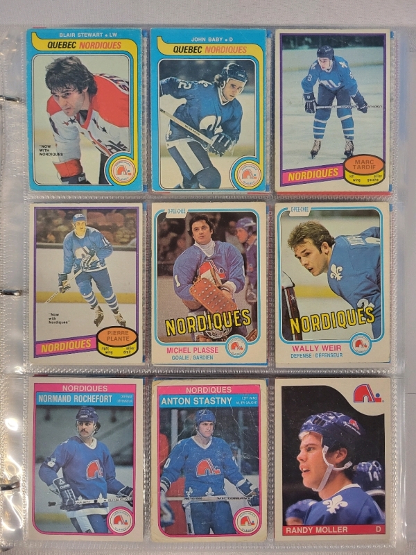 1779-95 Quebec Nordiques NHL Hockey Cards - 194